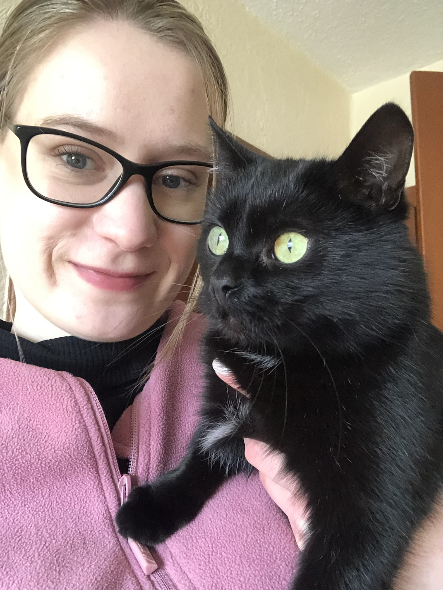 lek. wet. Antonia Sabasch z kotem